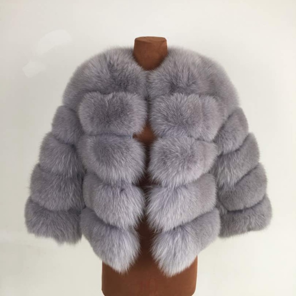 Fox fur coat